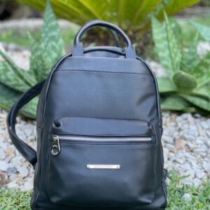 mochila ecocuero con manijas